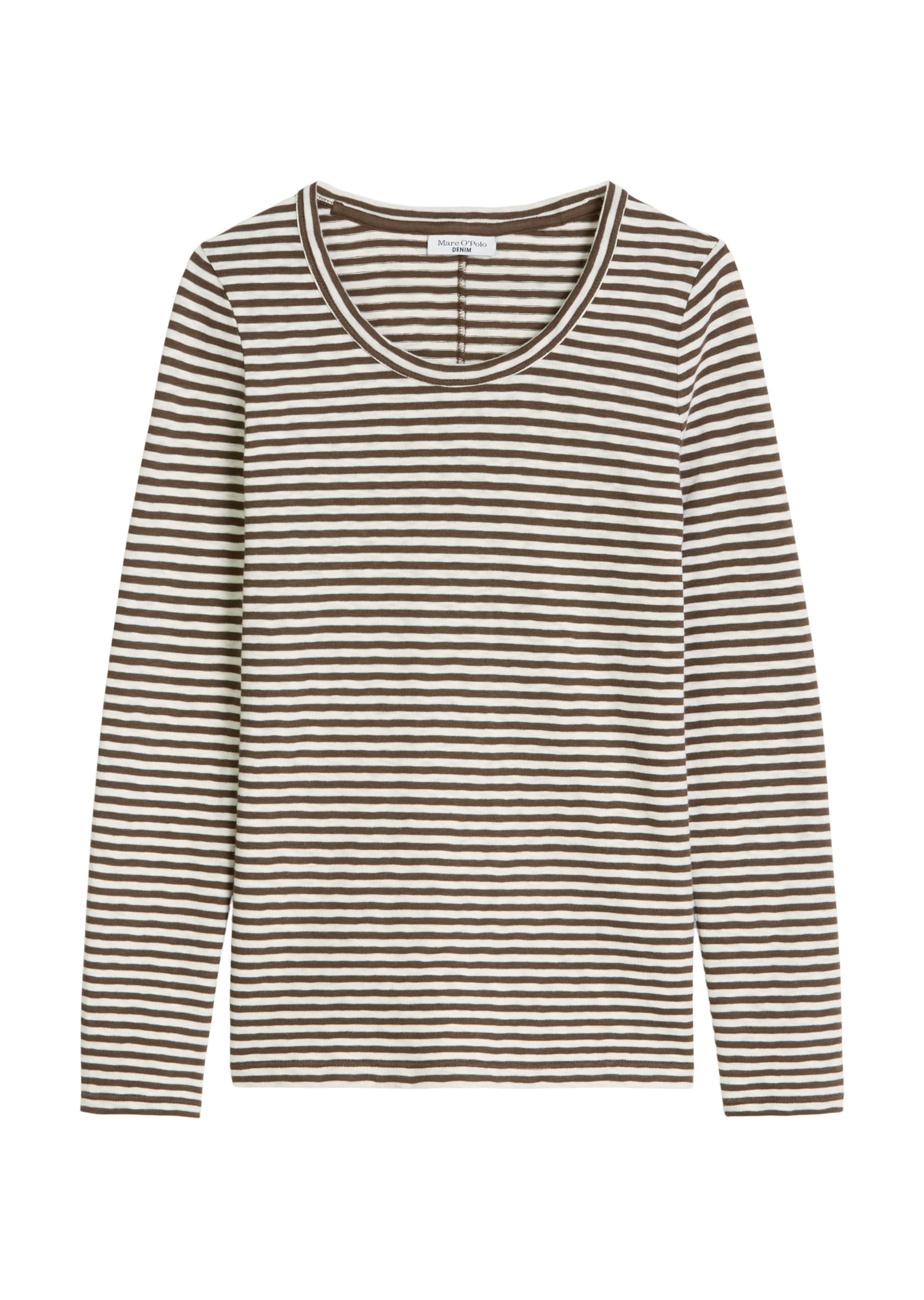 T-shirt Marc O'Polo DENIM en marron : devant