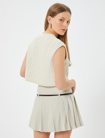 Koton Gebreide bodywarmer in Beige