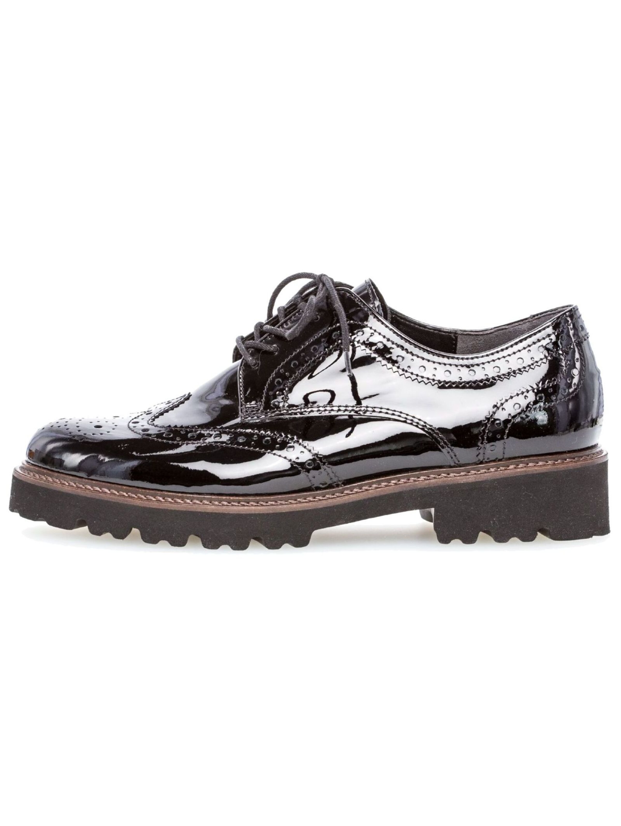 GABOR Lace-Up Shoes in Black