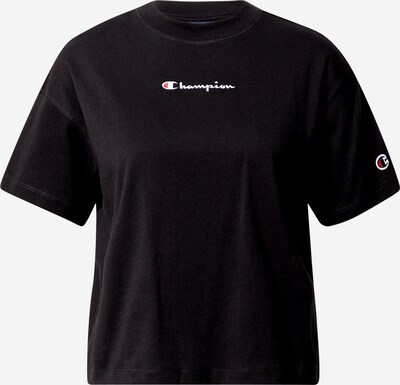 Champion Authentic Athletic Apparel Тениска в черно / бяло, Преглед на продукта