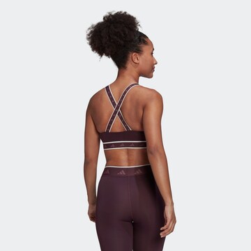 ADIDAS PERFORMANCE Bustier Sportmelltartók 'Powerimpact Medium-Support Techfit' - piros