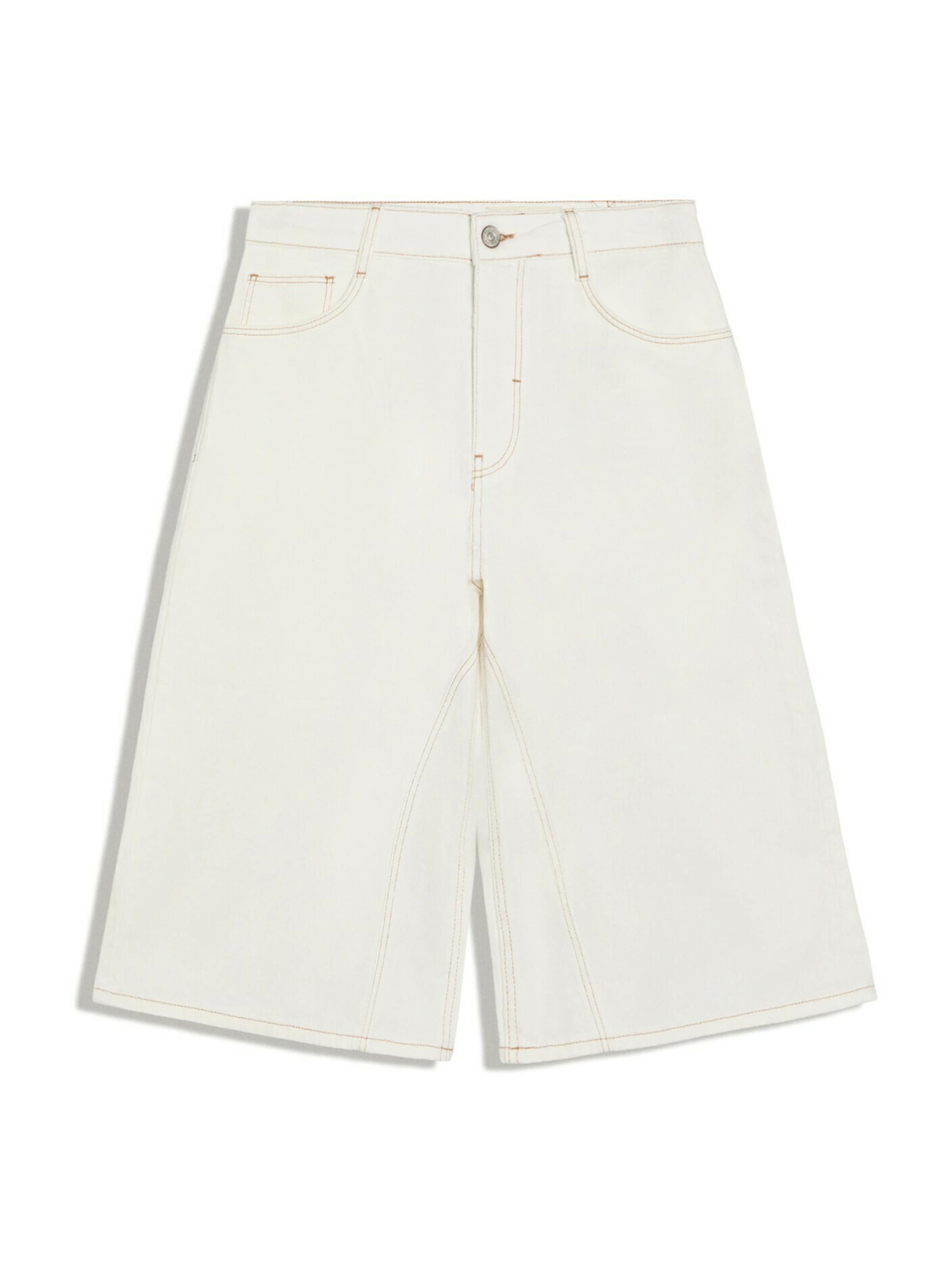 Jeans in 32 Bershka di colore bianco, Visualizzazione prodotti