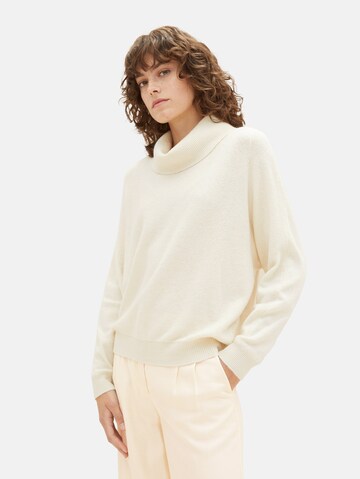 TOM TAILOR Sweater in Beige