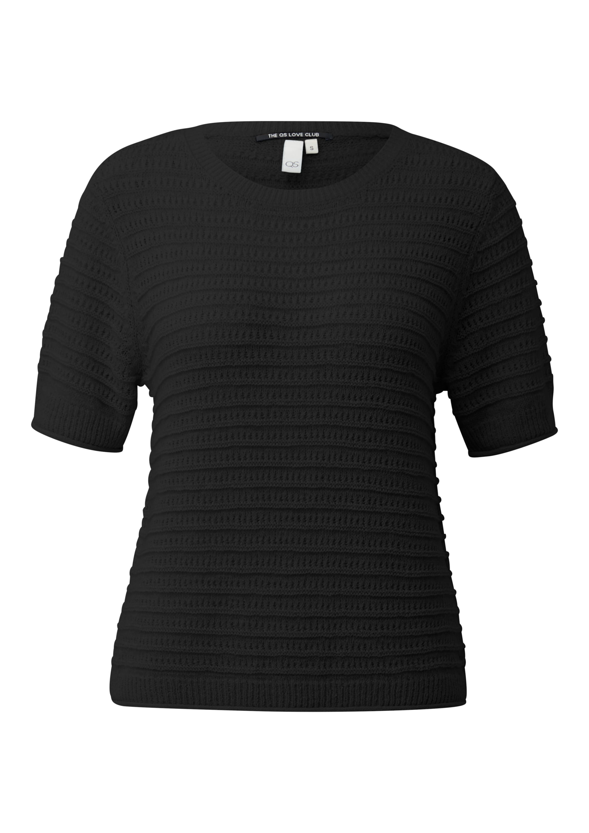 QS Sweater in Black: front