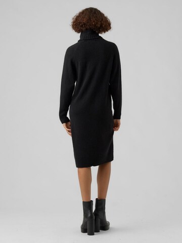 VERO MODA Knitted dress in Black