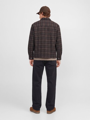 JACK & JONES Regular Fit Hemd in Braun