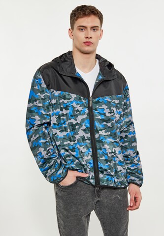 Mo ATHLSR - Chaqueta de entretiempo en azul: frente