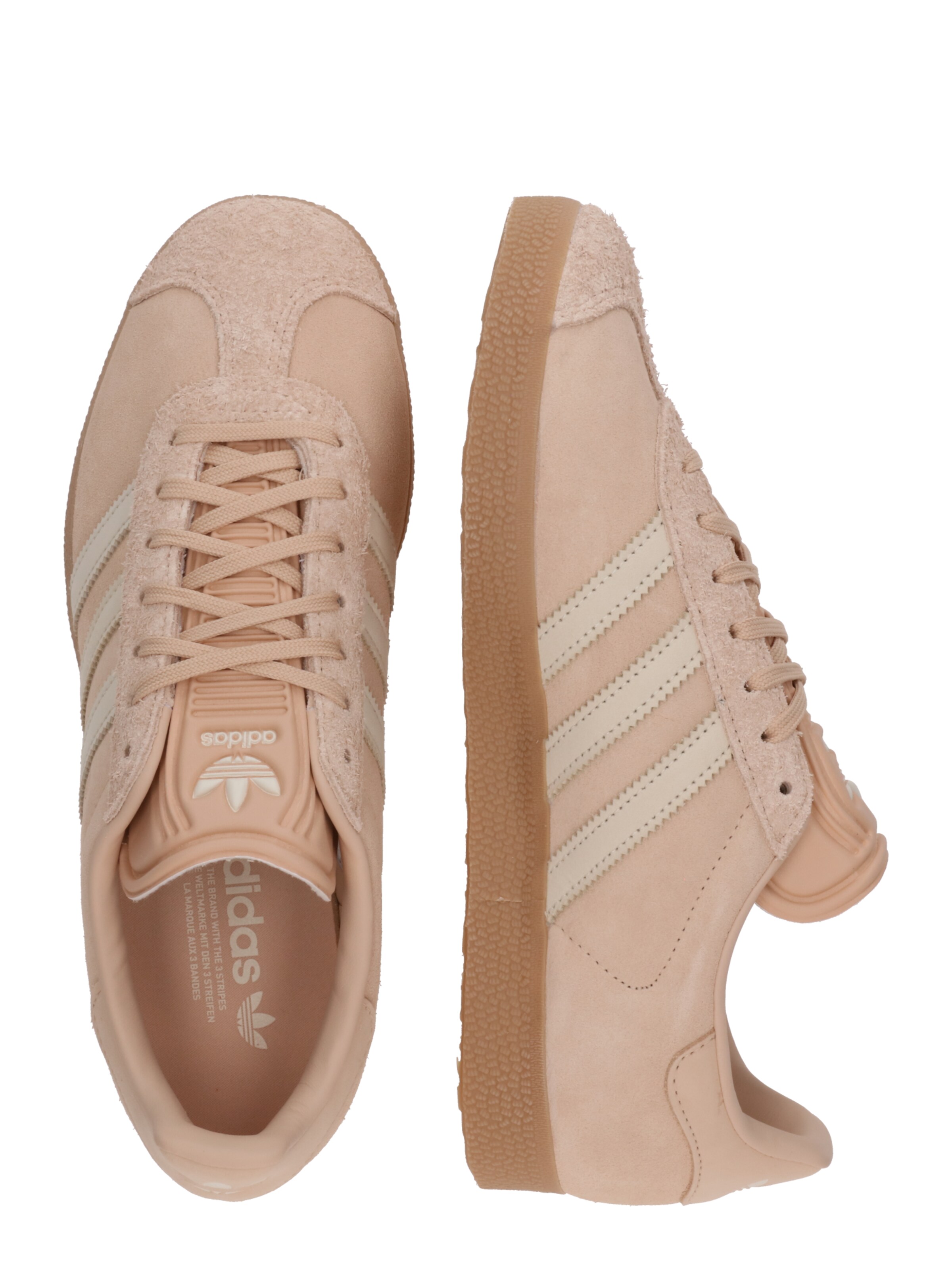 smėlio ADIDAS ORIGINALS Sportbačiai be auliuko 'GAZELLE'