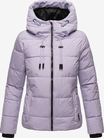 Veste d’hiver MARIKOO en violet : devant