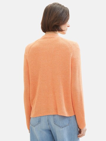 TOM TAILOR Strickjacke in Orange