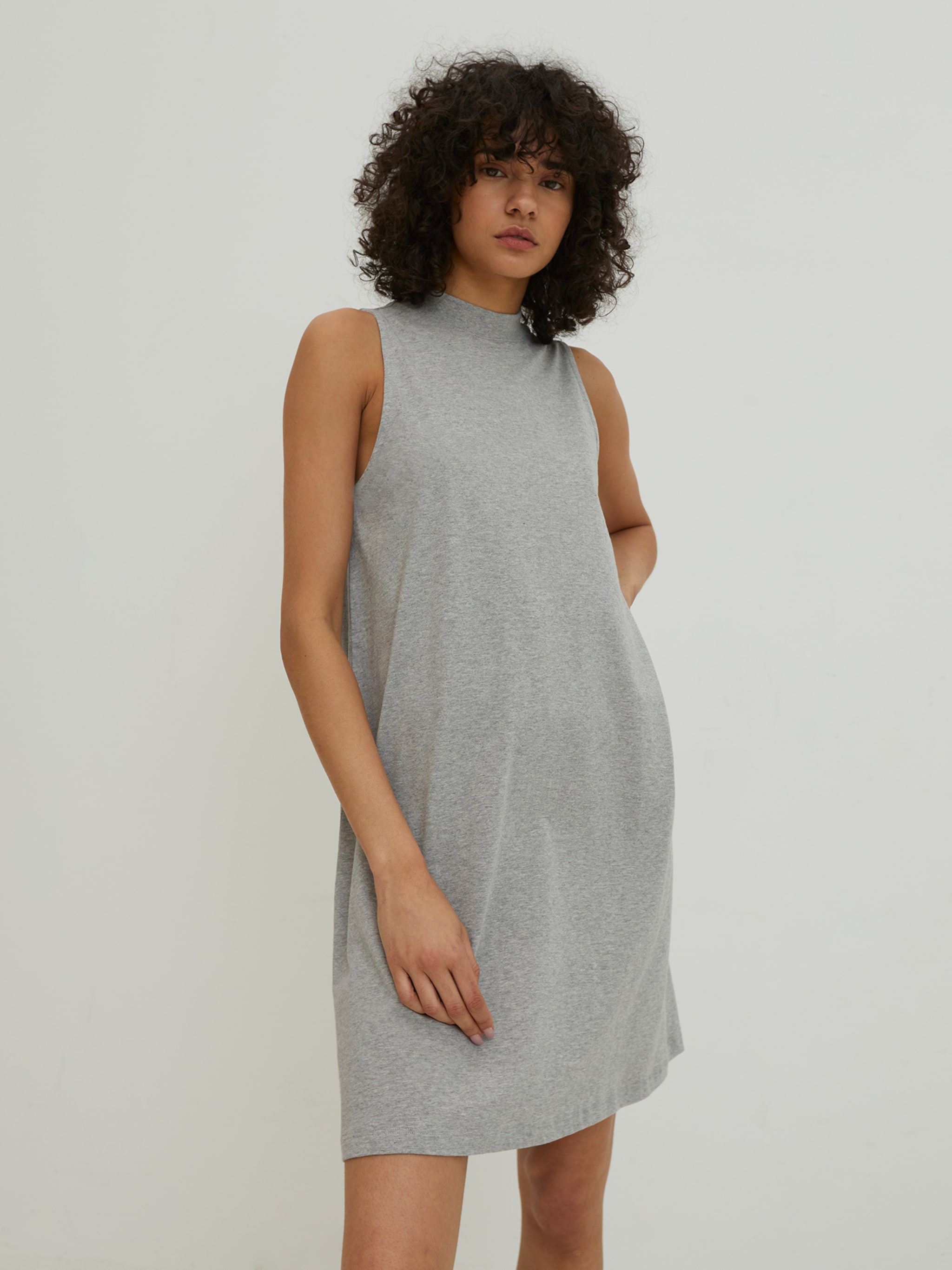 EDITED Produkte Kleid 'Aleana' graumeliert