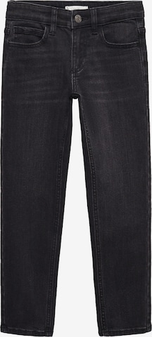 MANGO KIDS Slimfit Jeans in Zwart: voorkant