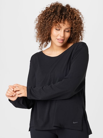 NIKE Performance Shirt in Black: front