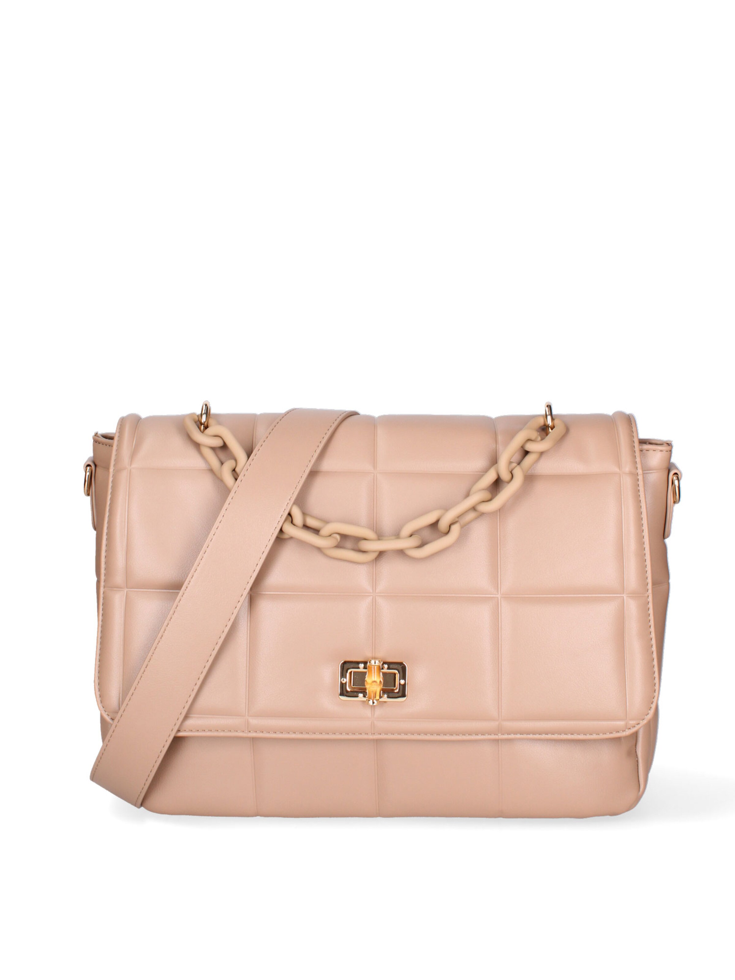 Borsa a mano 'Borsa a mano Solange ecopelle vegana con catena - Diana & Co' di Diana&Co. in grigio