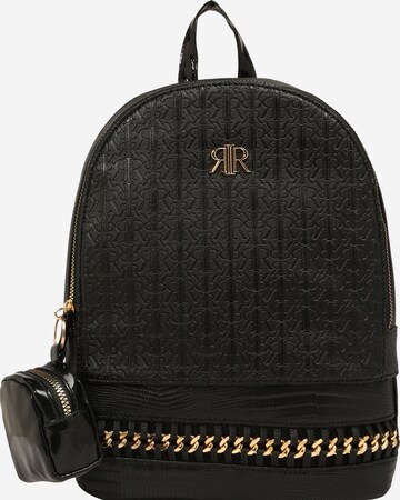 River Island Backpack in Black: front