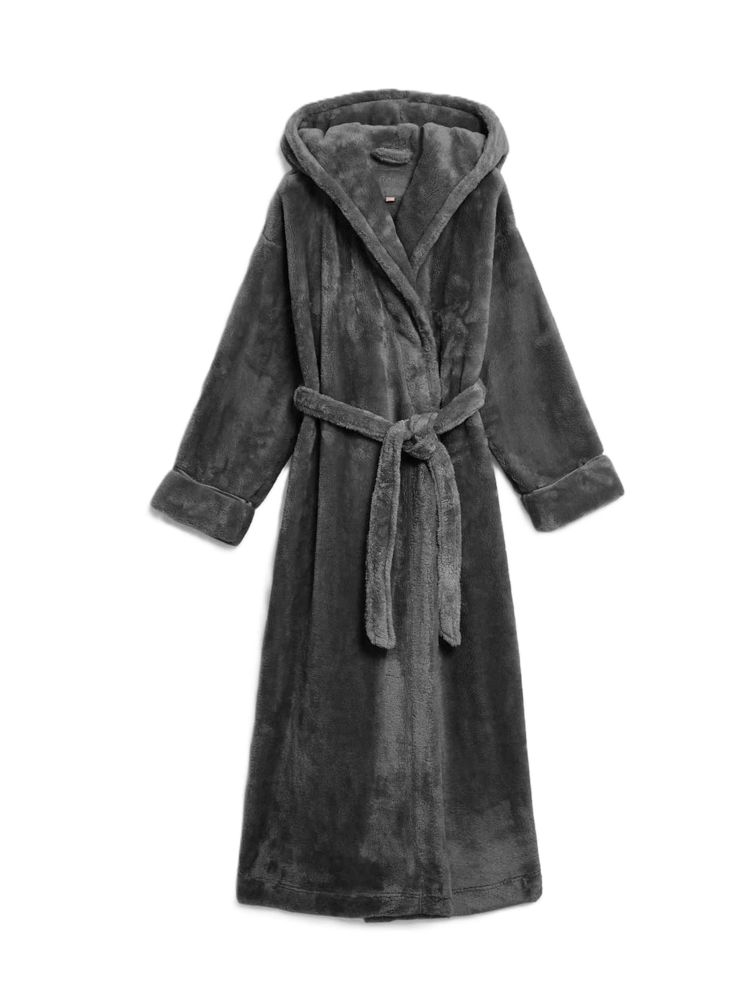 Marks & Spencer Badjas lang  in Grijs: voorkant