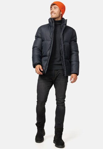 INDICODE JEANS Winter Jacket 'Lanse' in Black