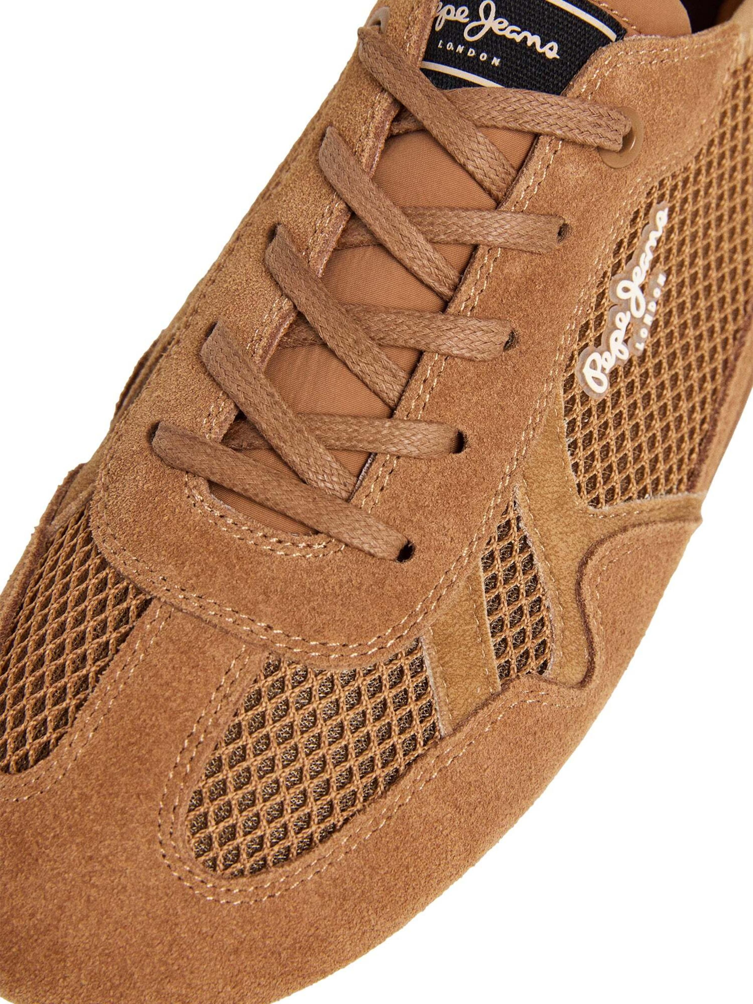 Pepe Jeans Sneaker 'Noa Net' in Braun