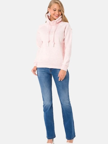 Sweat-shirt CIPO & BAXX en rose