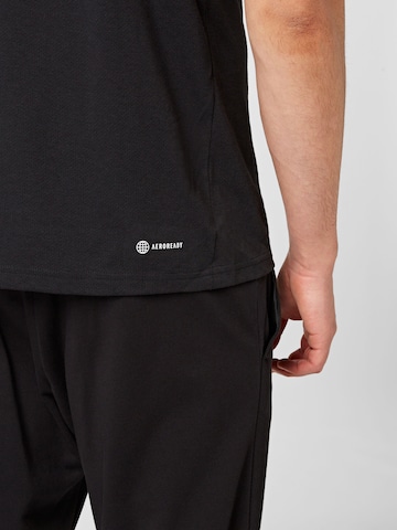 ADIDAS PERFORMANCE Funkcionalna majica 'Train Essentials Comfort ' | črna barva