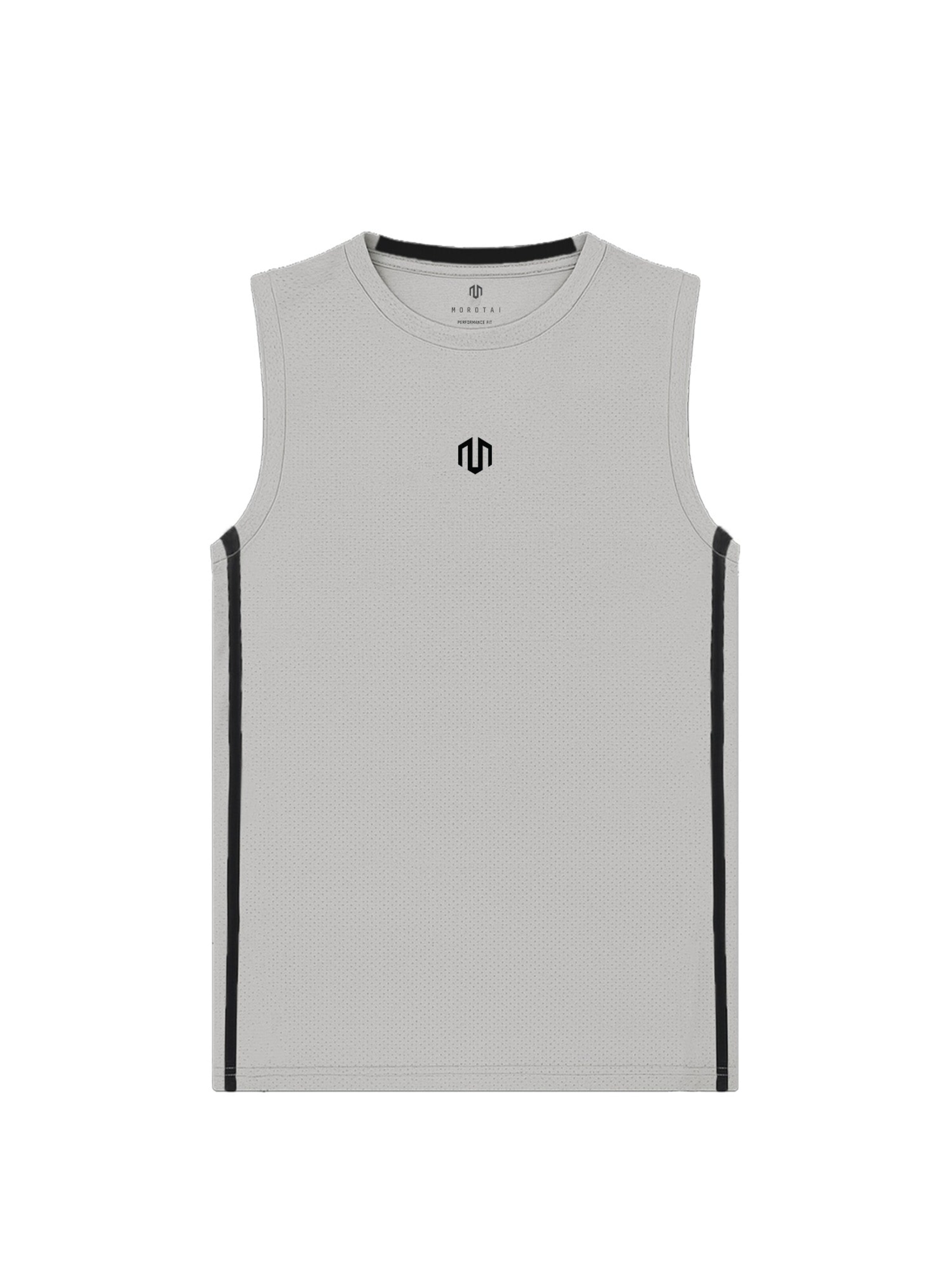 Maglia funzionale 'KANSEI CHROME' di MOROTAI in grigio: frontale