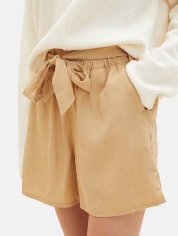 Regular Pantalon TOM TAILOR DENIM en marron