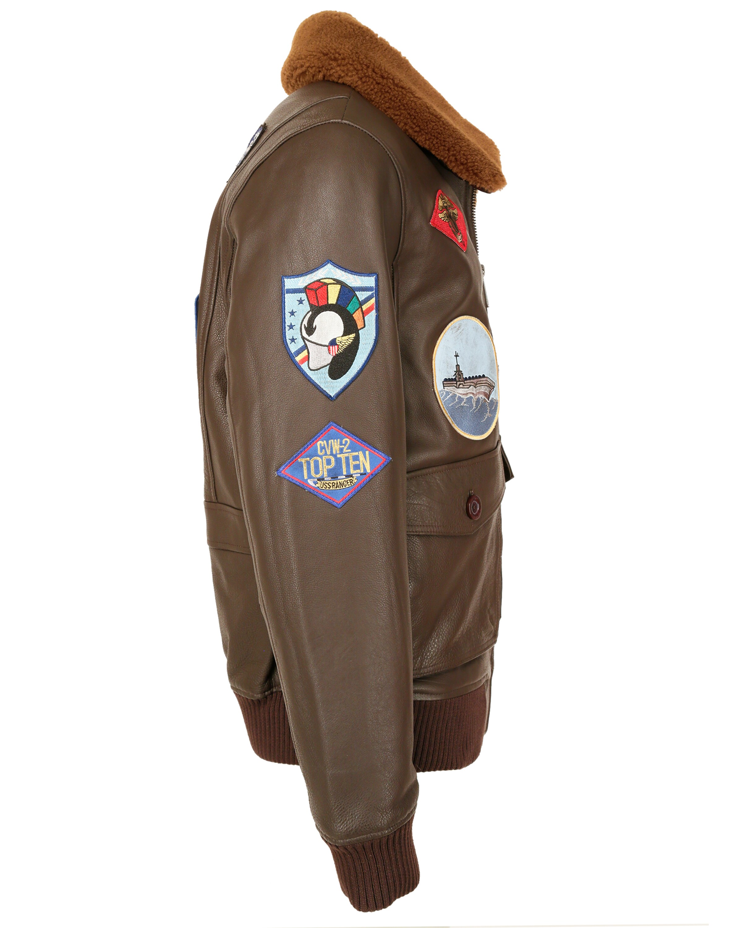 TOP GUN Jacke in Braun