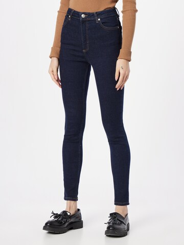 Warehouse Skinny Jeans in Blue: front