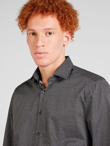 Coupe regular Chemise 'Level 5' OLYMP en noir