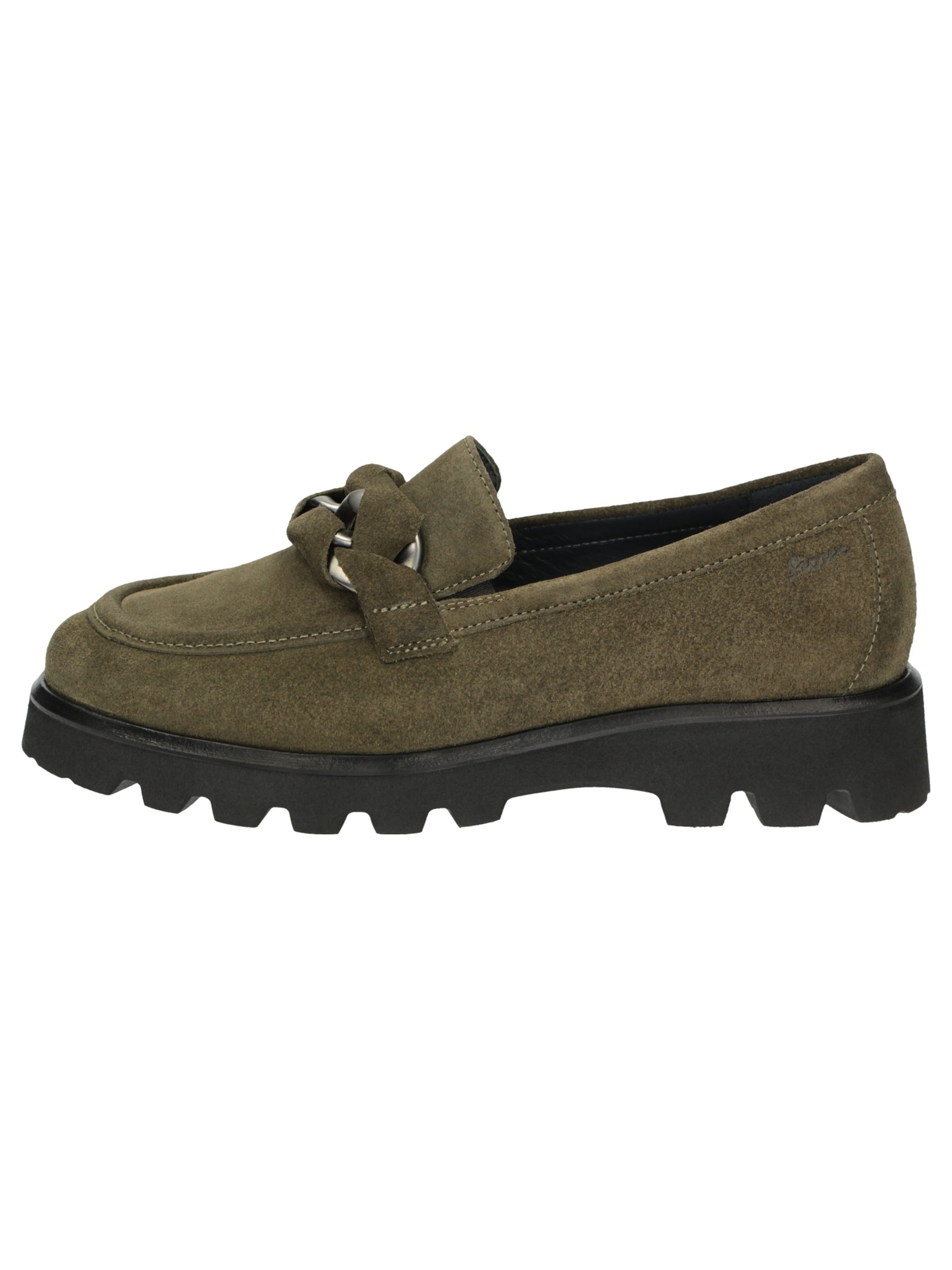 SIOUX Moccasin in Green: front