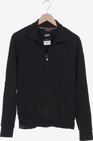 ESPRIT Sweatshirt & Zip-Up Hoodie in L in Black: front