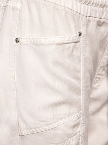 STREET ONE Tapered Jeans i beige