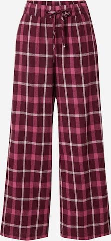 ESPRIT - Calças de pijama em vermelho: frente