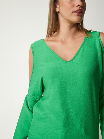 Bluză de la Happiness İstanbul pe verde