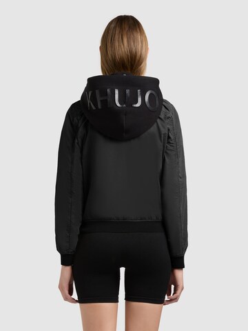 khujo Between-season jacket 'MEETS 2IN1' in Black