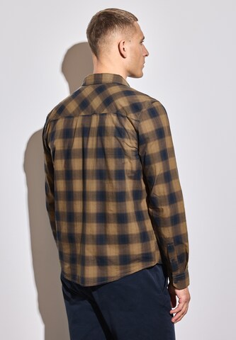 Street One MEN Regular Fit Hemd in Braun