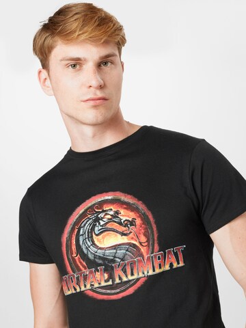 Tricou 'Mortal Kombat' de la Mister Tee pe negru