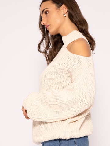 SASSYCLASSY Oversize sveter - Béžová