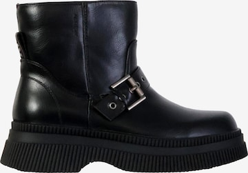 Bottines victoria en noir : devant