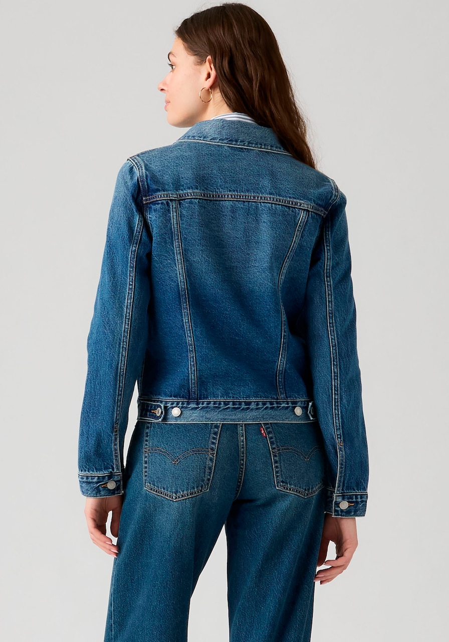 Geacă de primăvară-toamnă 'Trucker Jacket' de la LEVI'S ® pe albastru: spate