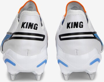 PUMA - Zapatillas de fútbol 'KING ULTIMATE' en blanco: frente