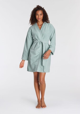 LASCANA Short Bathrobe in Green