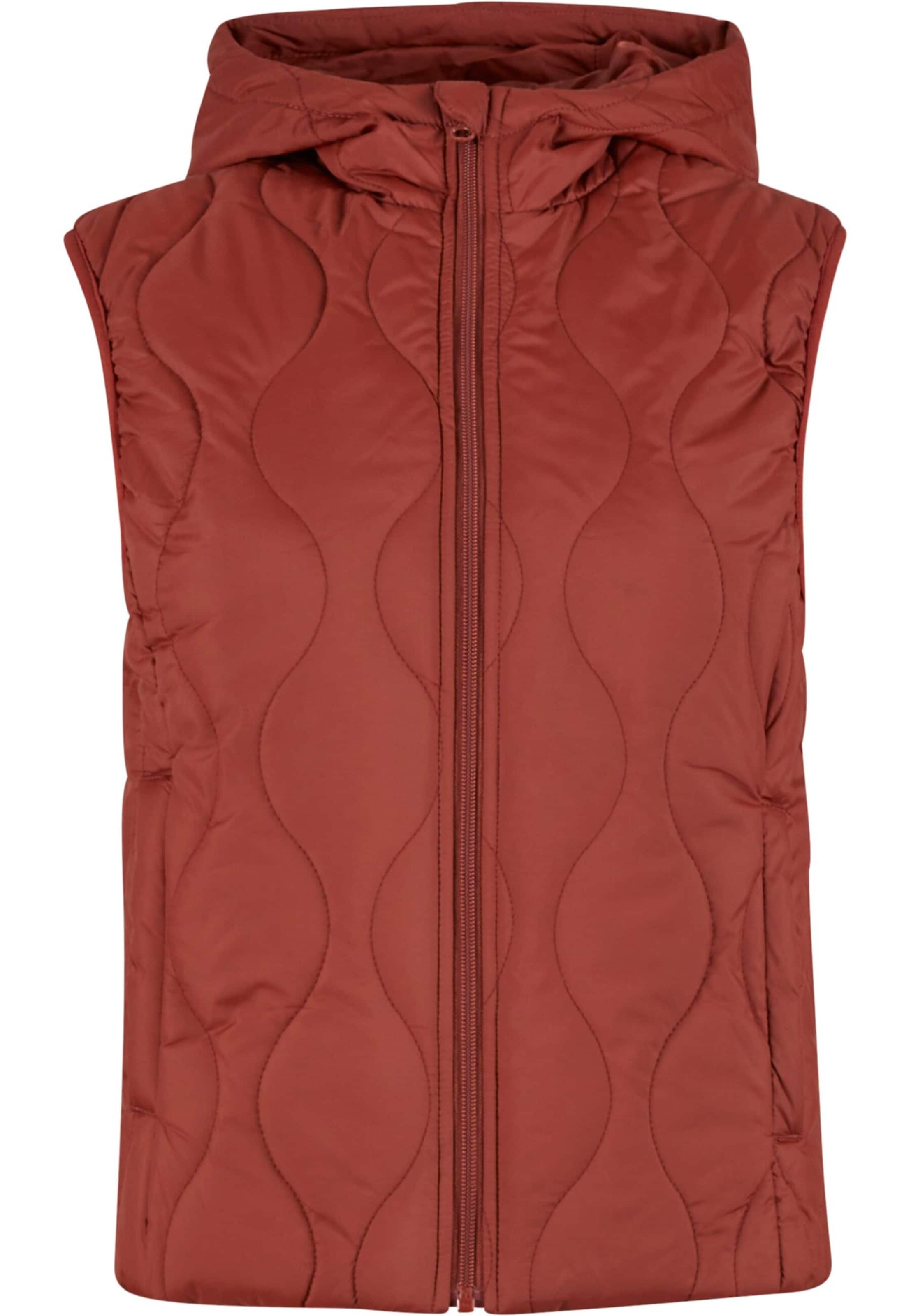 Urban Classics Bodywarmer in Rood: voorkant