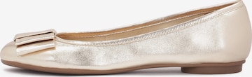 Kazar Ballet Flats in Gold: front