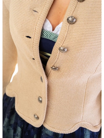 Trachtl Strickjanker 'Trachtenjacke Beige'‌‌‌‌ in Beige
