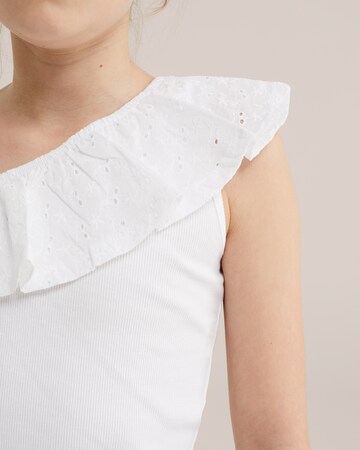 WE Fashion Топ в Белый