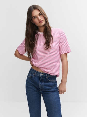 MANGO T-Shirt 'BELLA' in Pink: predná strana