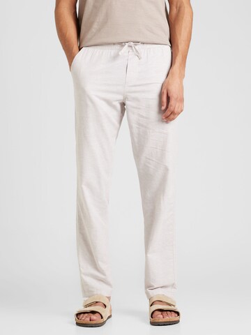 Regular Pantalon à pince 'Kane Summer' JACK & JONES en beige : devant