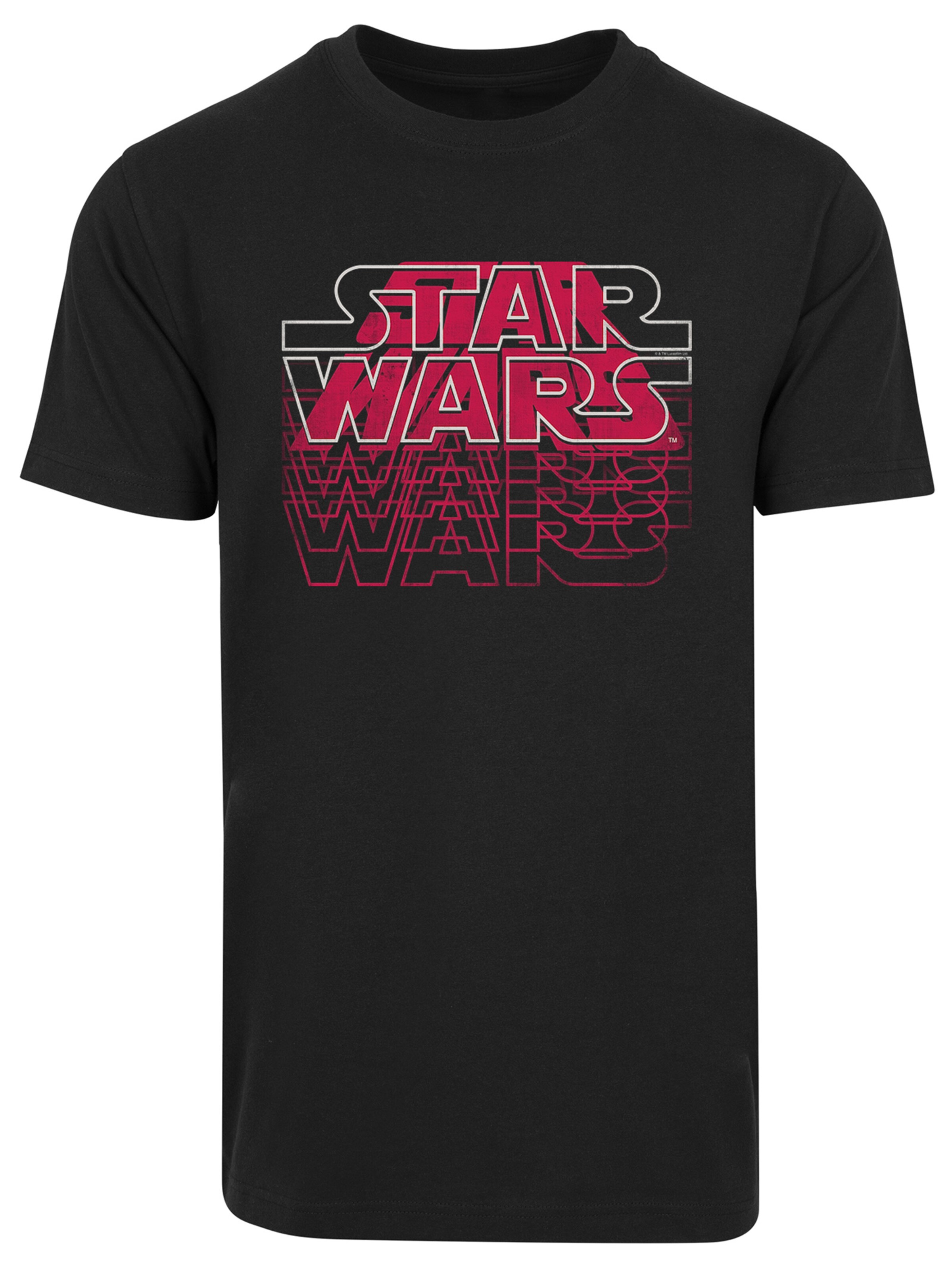 T-Shirt 'Star Wars' F4NT4STIC en noir : devant
