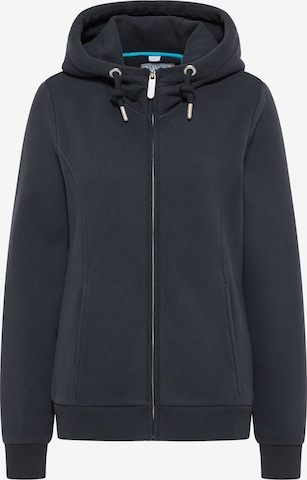 TALENCE Zip-Up Hoodie in Blue: front